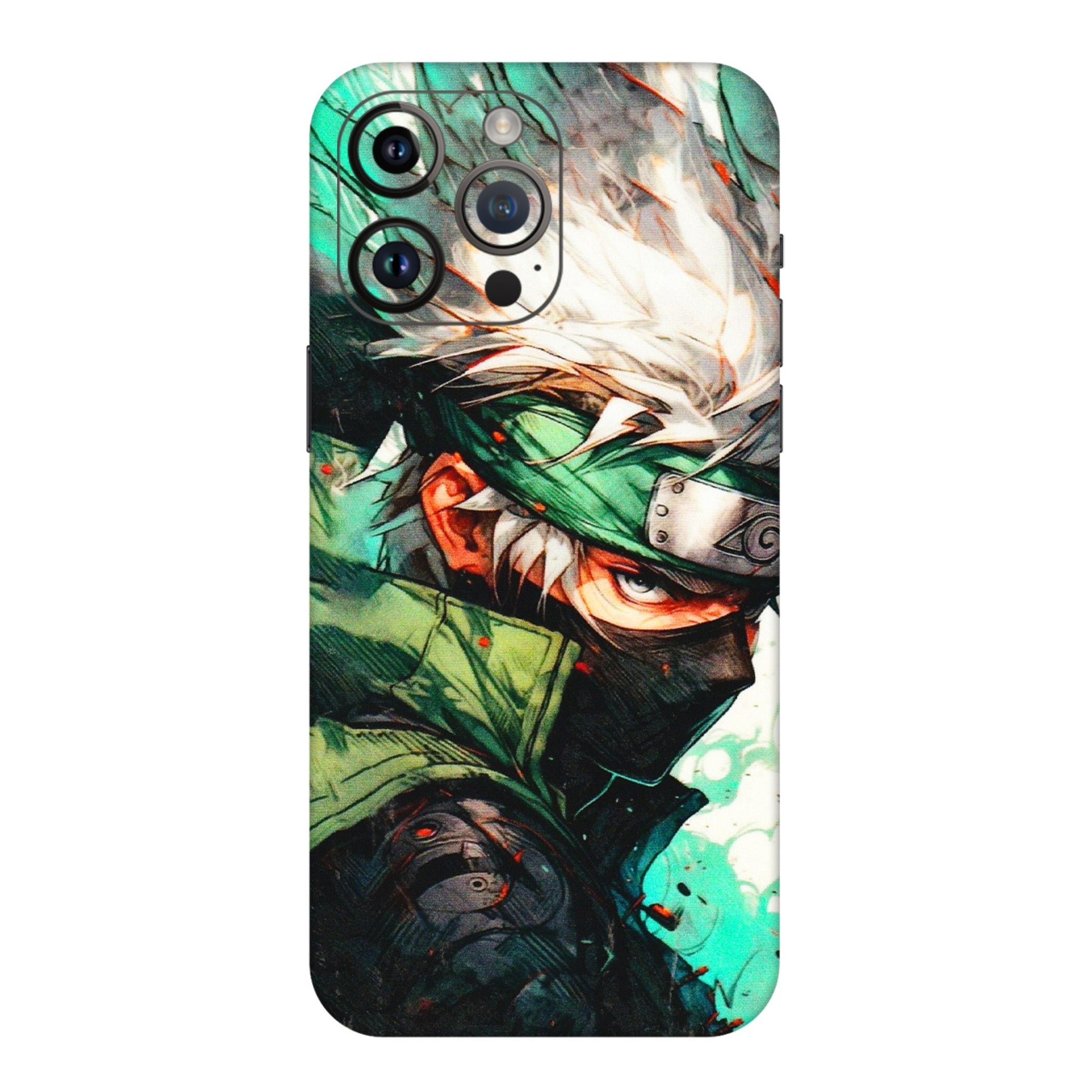 Apple iPhone Skins (All Models) - Kakashi Side Profile - 3D Embossed Finish (L-249) iPhone 14 Pro Max