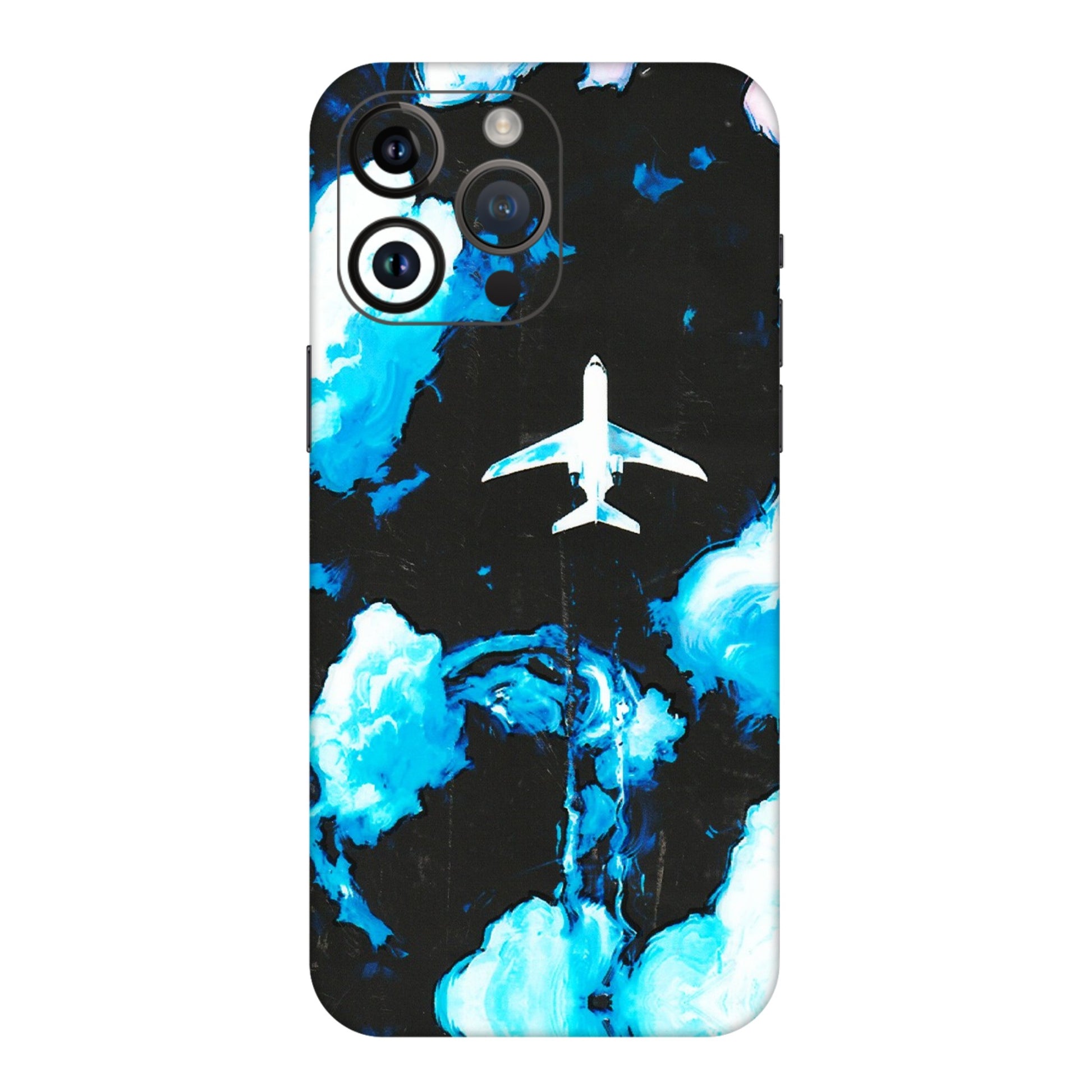 Apple iPhone Skins (All Models) - Travel In Airline - 3D Embossed Finish (L-264) iPhone 14 Pro Max