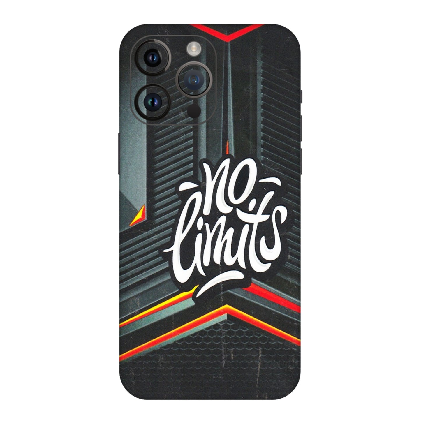 Apple iPhone Skins (All Models) - No Limits - 3D Embossed Finish (L-286) iPhone 14 Pro Max