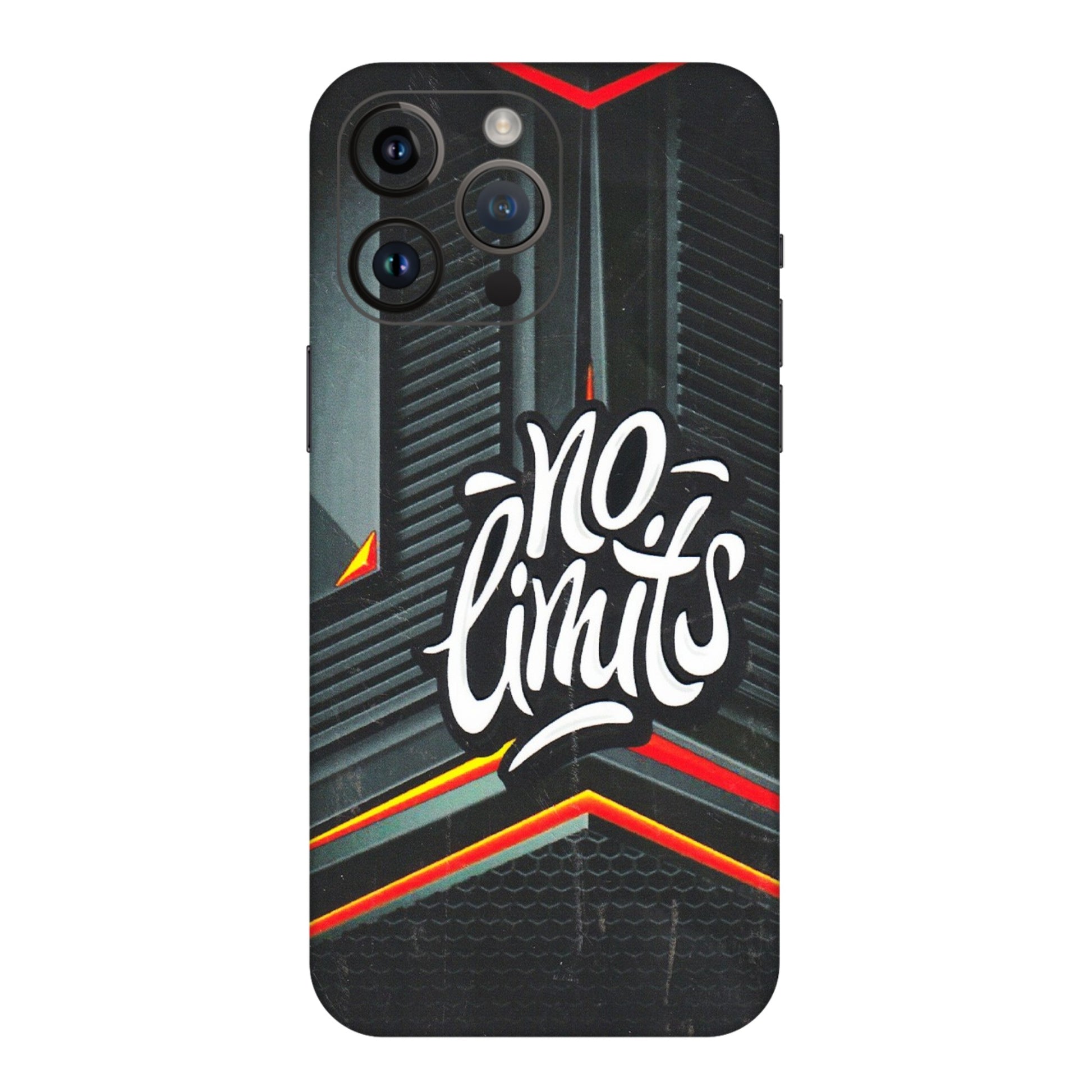 Apple iPhone Skins (All Models) - No Limits - 3D Embossed Finish (L-286) iPhone 14 Pro Max