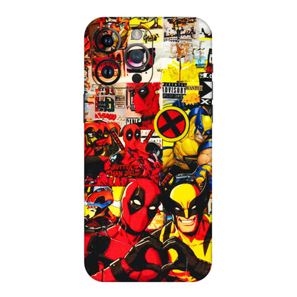 Apple iPhone Skins (All Models) - Spidy Wolverine - 3D Embossed Finish (L-310) iPhone 14 Pro Max