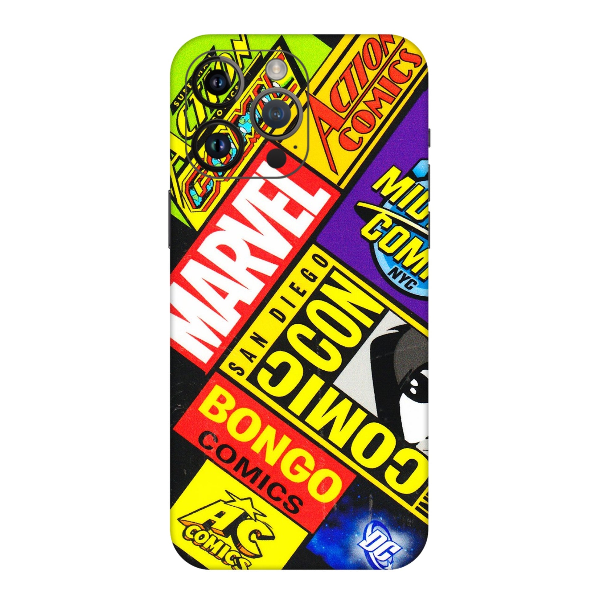 Apple iPhone Skins (All Models) - Bongo Comic Con - 3D Embossed Finish (L-325) iPhone 14 Pro Max