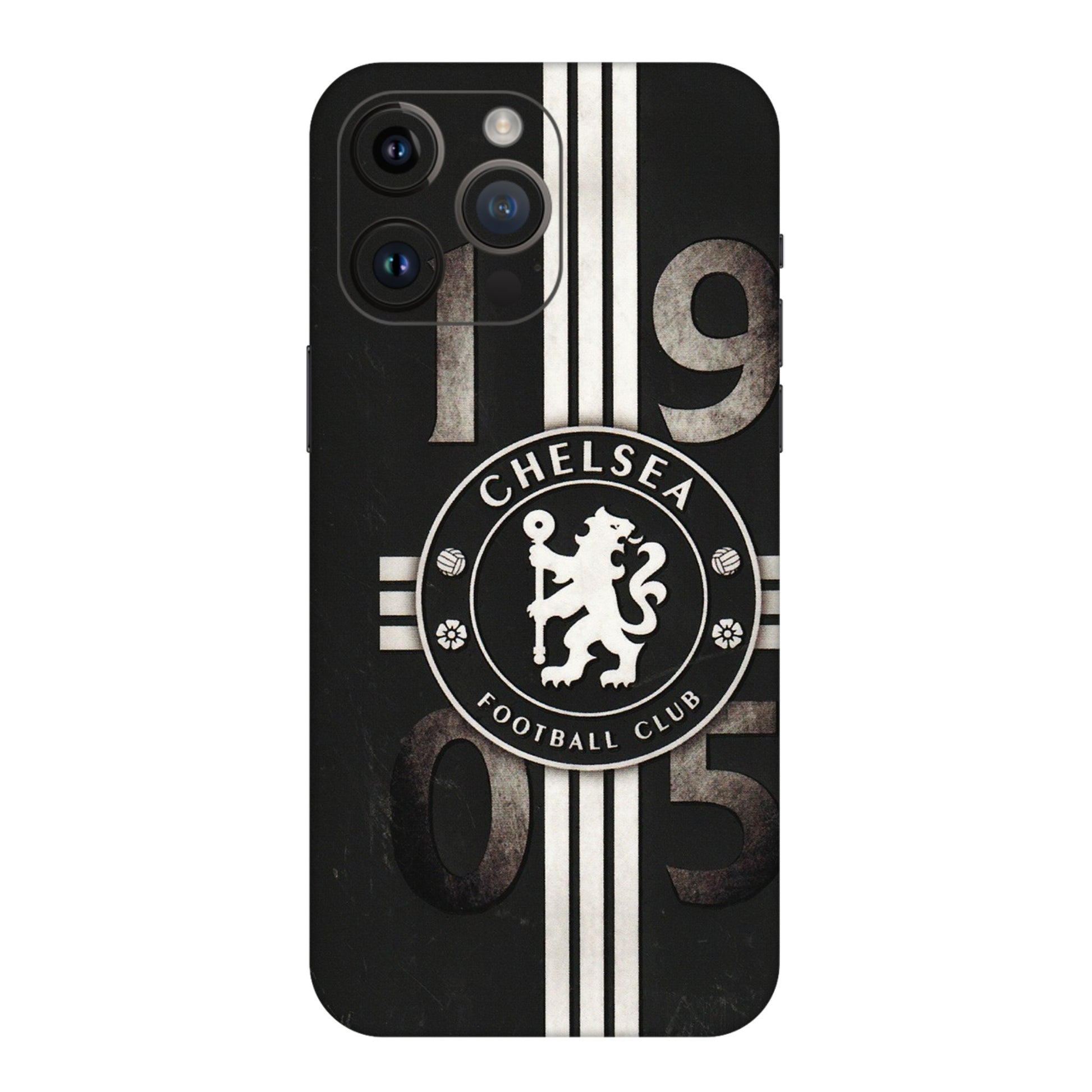 Apple iPhone Skins (All Models) - Chelsea Fan Club - 3D Embossed Finish (L-36) iPhone 14 Pro Max