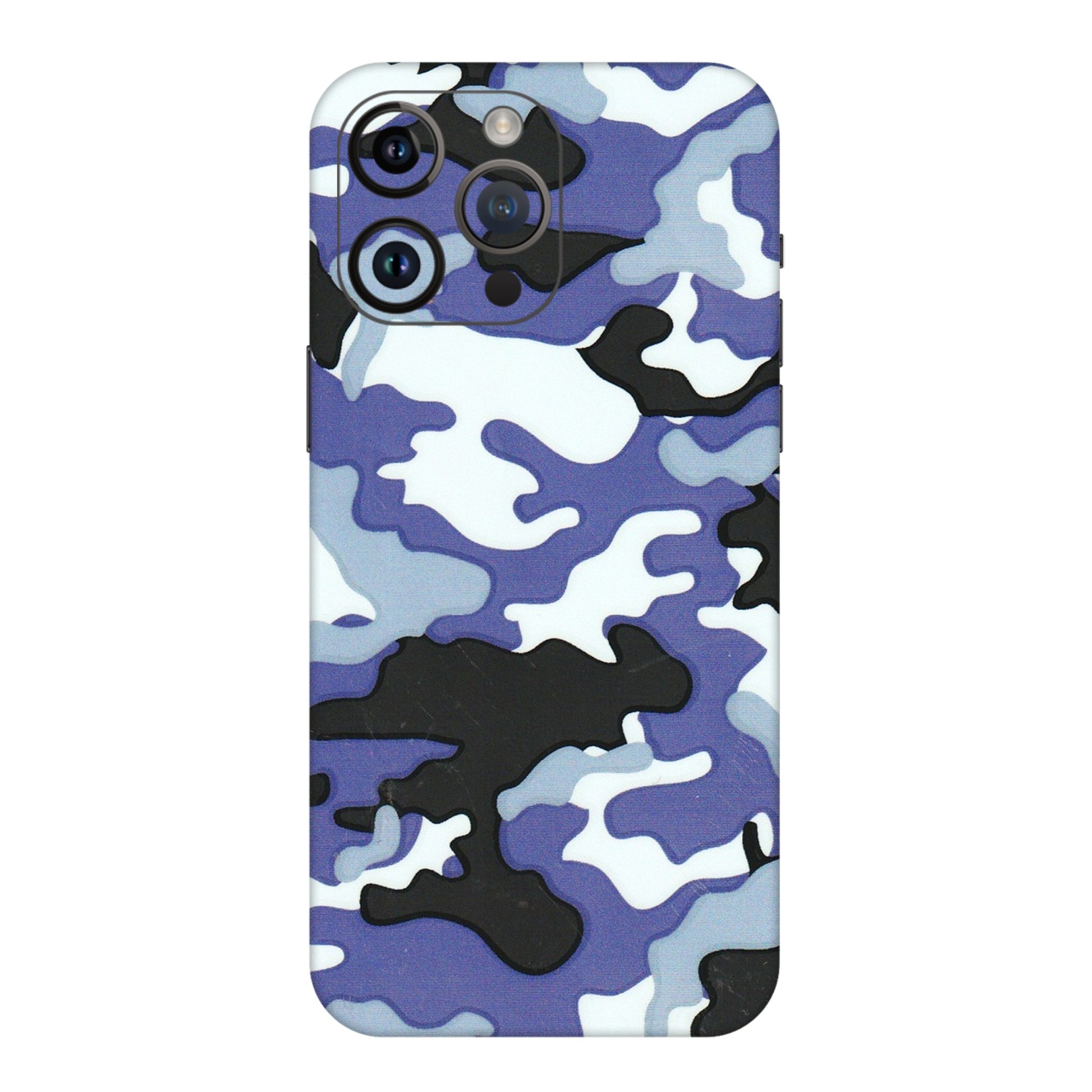Apple iPhone Skins (All Models) - Powerfull Military Camoflauge - 3D Embossed Finish (L-49) iPhone 14 Pro Max