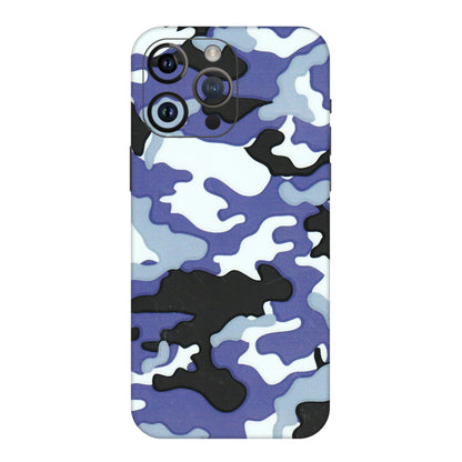 Apple iPhone Skins (All Models) - Powerfull Military Camoflauge - 3D Embossed Finish (L-49) iPhone 14 Pro Max