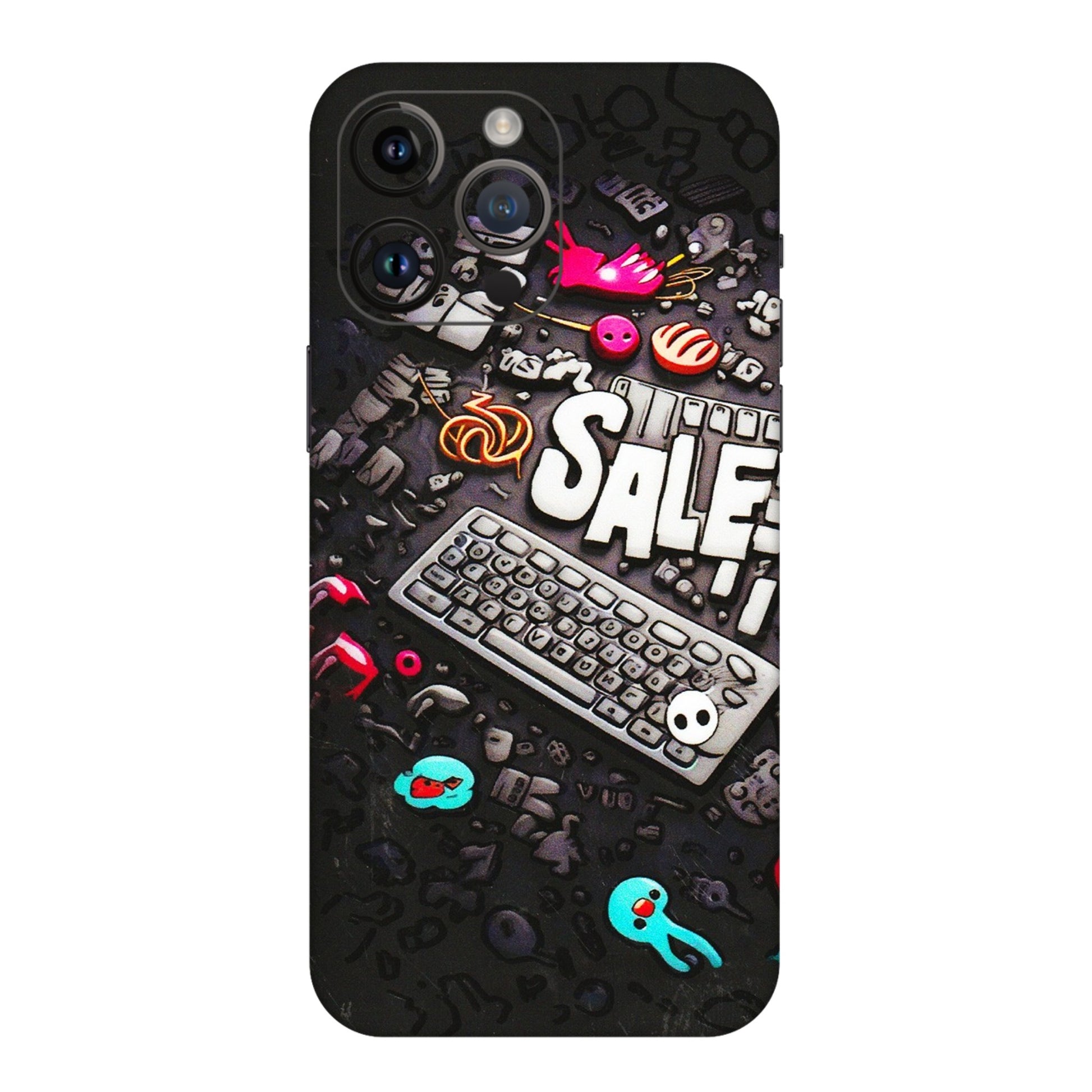 Apple iPhone Skins (All Models) - Gadgets Sale - 3D Embossed Finish (L-50) iPhone 14 Pro Max