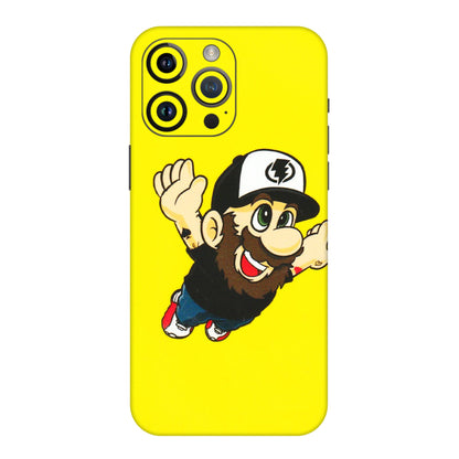Apple iPhone Skins (All Models) - Flying Beardo - 3D Embossed Finish (L-60) iPhone 14 Pro Max