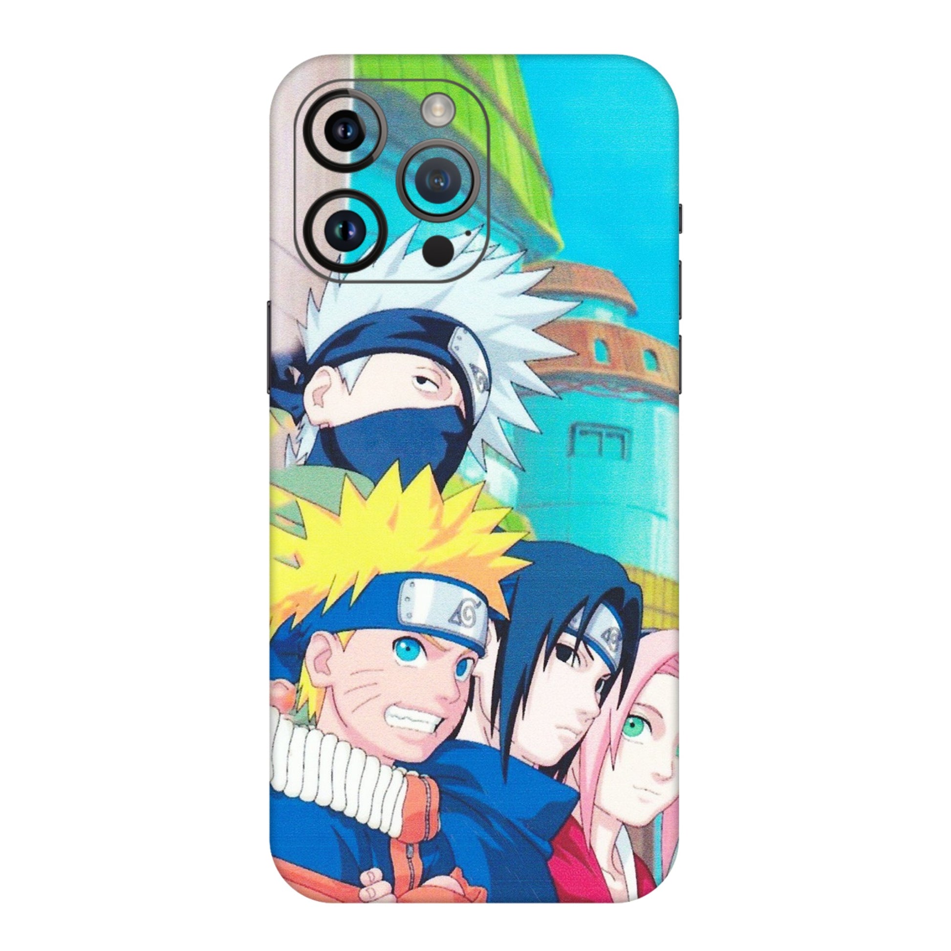 Apple iPhone Skins (All Models) - Team Minato And Kakashi - Matte Finish (M-101) iPhone 14 Pro Max