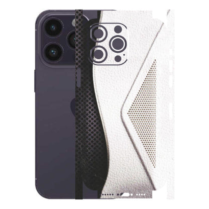 Apple iPhone Skins (All Models) - Black And White Iconic Convoy - Matte Finish (M-149) iPhone 14 Pro Max