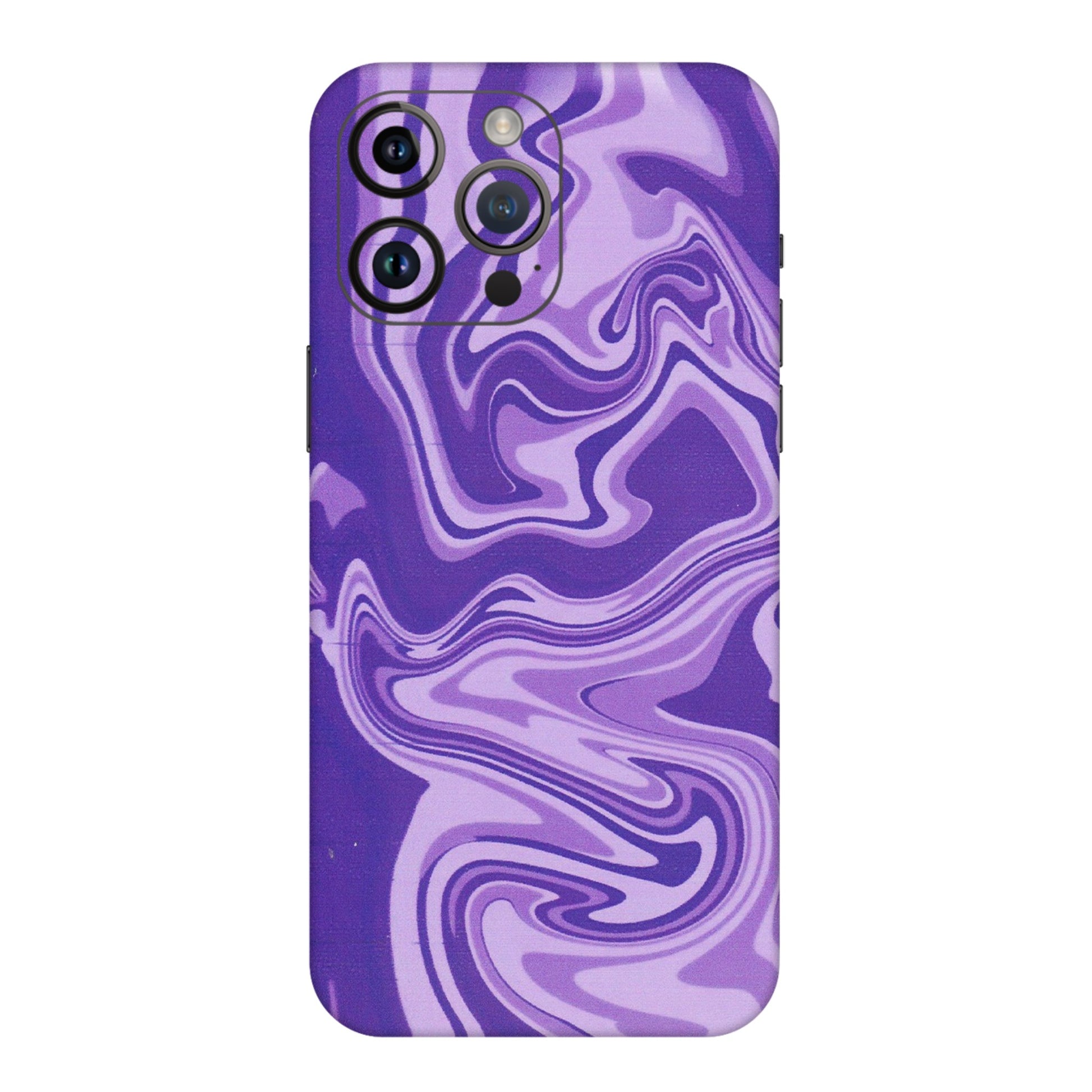 Apple iPhone Skins (All Models) - Hazy Purple Nights - Matte Finish (M-14) iPhone 14 Pro Max