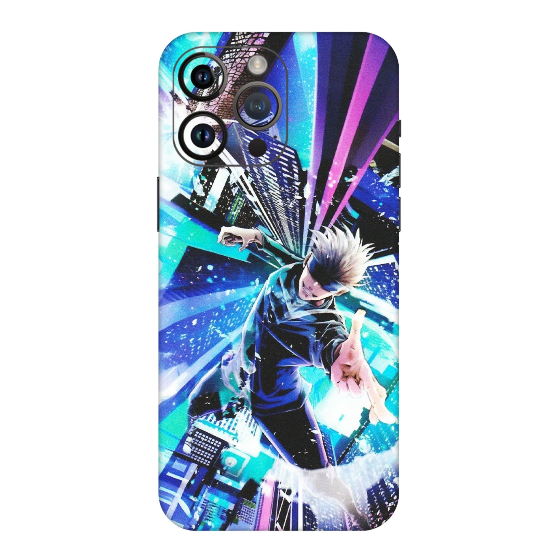 Apple iPhone Skins (All Models) - Manga Action Jujustu Kaisen Anime - Matte Finish (M-155) iPhone 14 Pro Max
