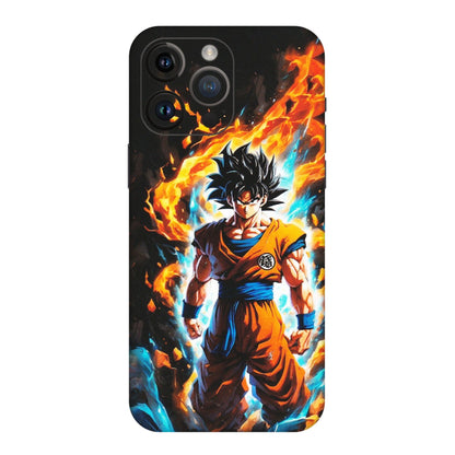 Apple iPhone Skins (All Models) - Goku Transformation Anime - Matte Finish (M-159) iPhone 14 Pro Max