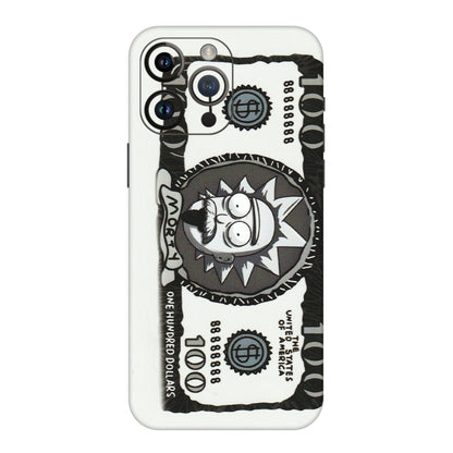 Apple iPhone Skins (All Models) - Rick And Morty Hundred Dollar Anime - Matte Finish (M-161) iPhone 14 Pro Max