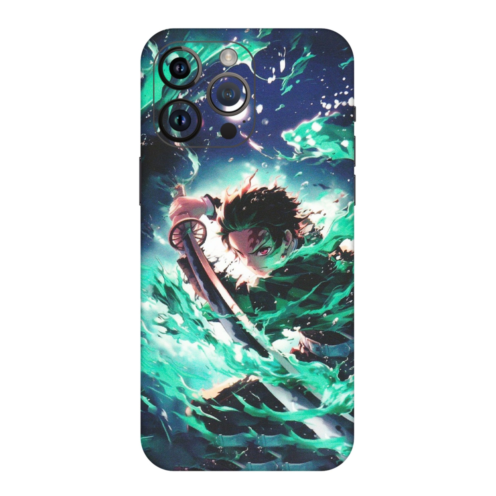 Apple iPhone Skins (All Models) - Sword Fighter Anime - Matte Finish (M-29) iPhone 14 Pro Max
