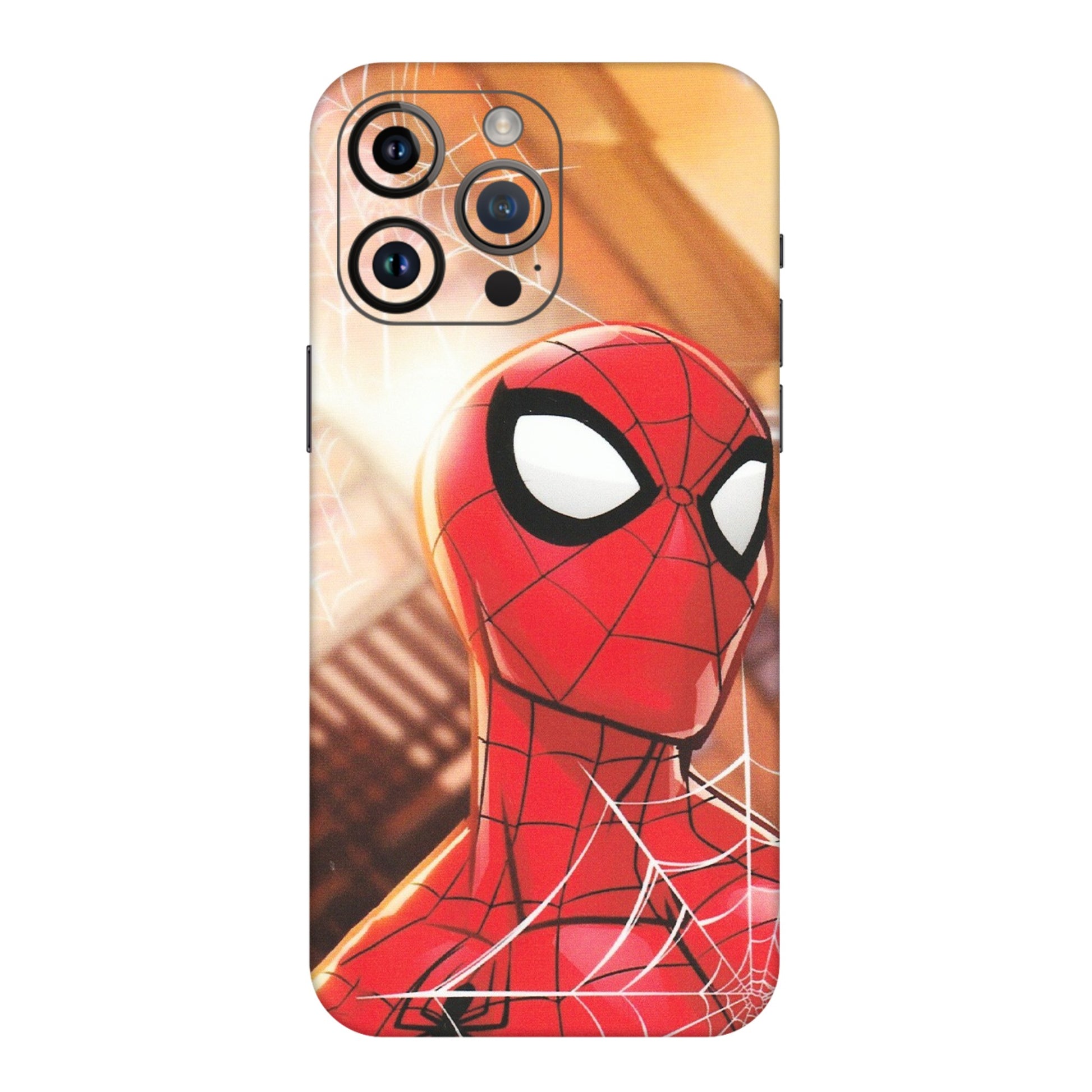 Apple iPhone Skins (All Models) - Spiderman Face New - Matte Finish (M-41) iPhone 14 Pro Max