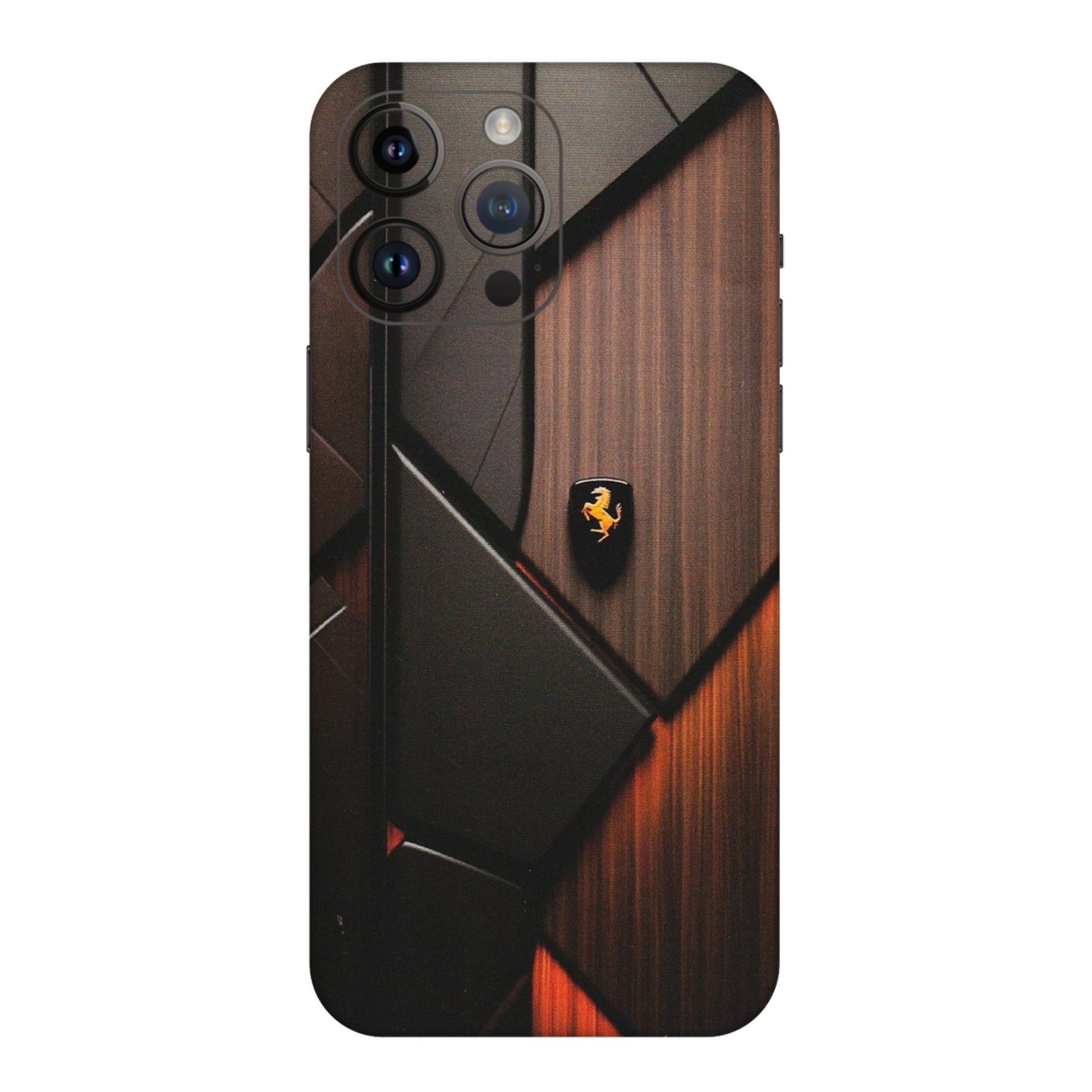 Apple iPhone Skins (All Models) - Lambo Beauty Wood Pattern Sober - Matte Finish (M-51) iPhone 14 Pro Max