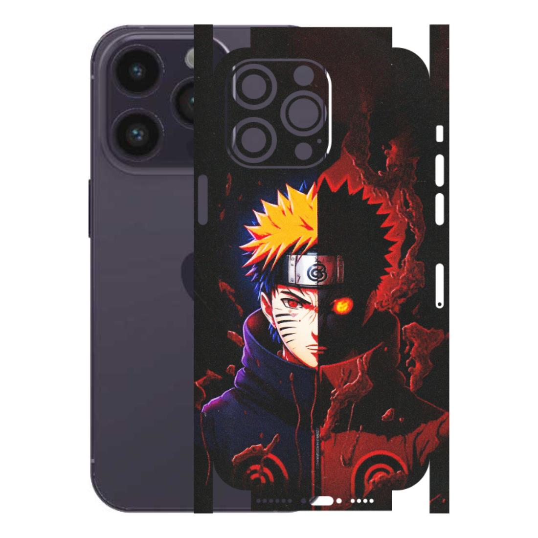 Apple iPhone Skins (All Models) - Naruto X Evil - Matte Finish (M-70) iPhone 14 Pro Max