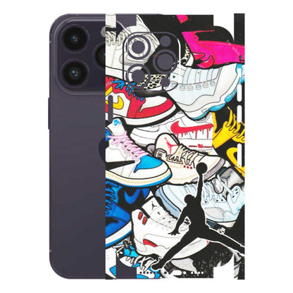 Apple iPhone Skins (All Models) - Jordan Sneakers Fan - Matte Finish (M-80) iPhone 14 Pro Max