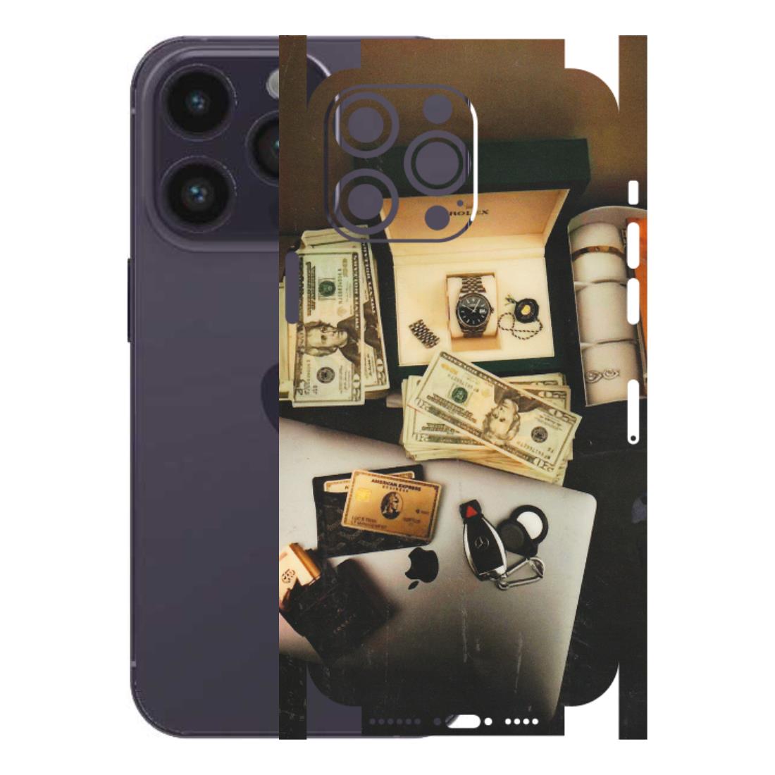 Apple iPhone Skins (All Models) - Luxury Lifestyle - Transparent Finish (T-11) iPhone 14 Pro Max