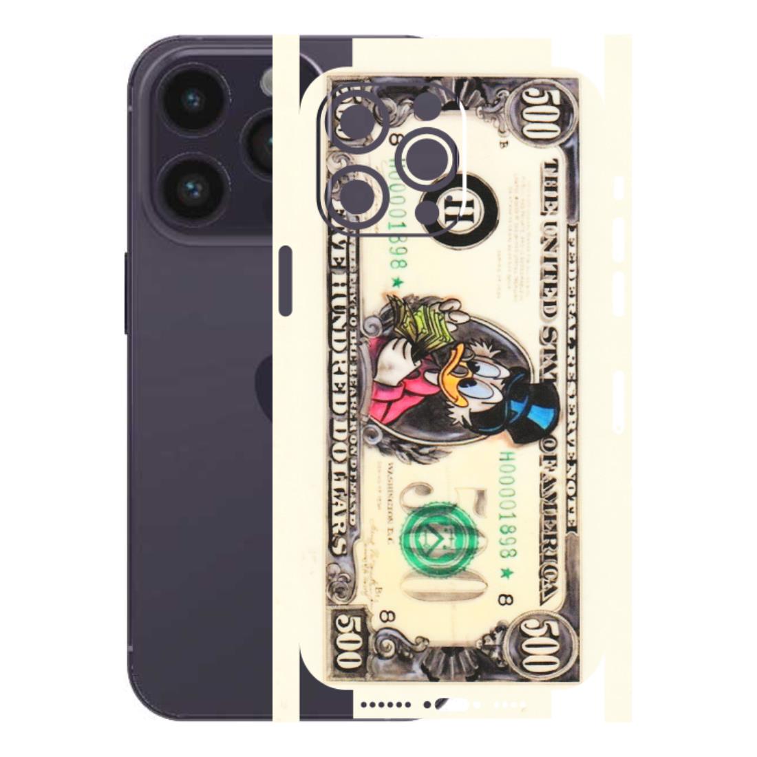 Apple iPhone Skins (All Models) - Five Hundred Dollar Duck - Transparent Finish (T-15) iPhone 14 Pro Max