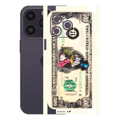 Apple iPhone Skins (All Models) - Five Hundred Dollar Duck - Transparent Finish (T-15) iPhone 14 Pro Max