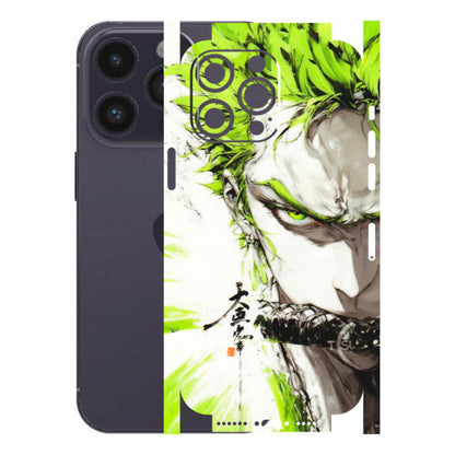 Apple iPhone Skins (All Models) - Roro Taku Anime - Transparent Finish (T-18) iPhone 14 Pro Max