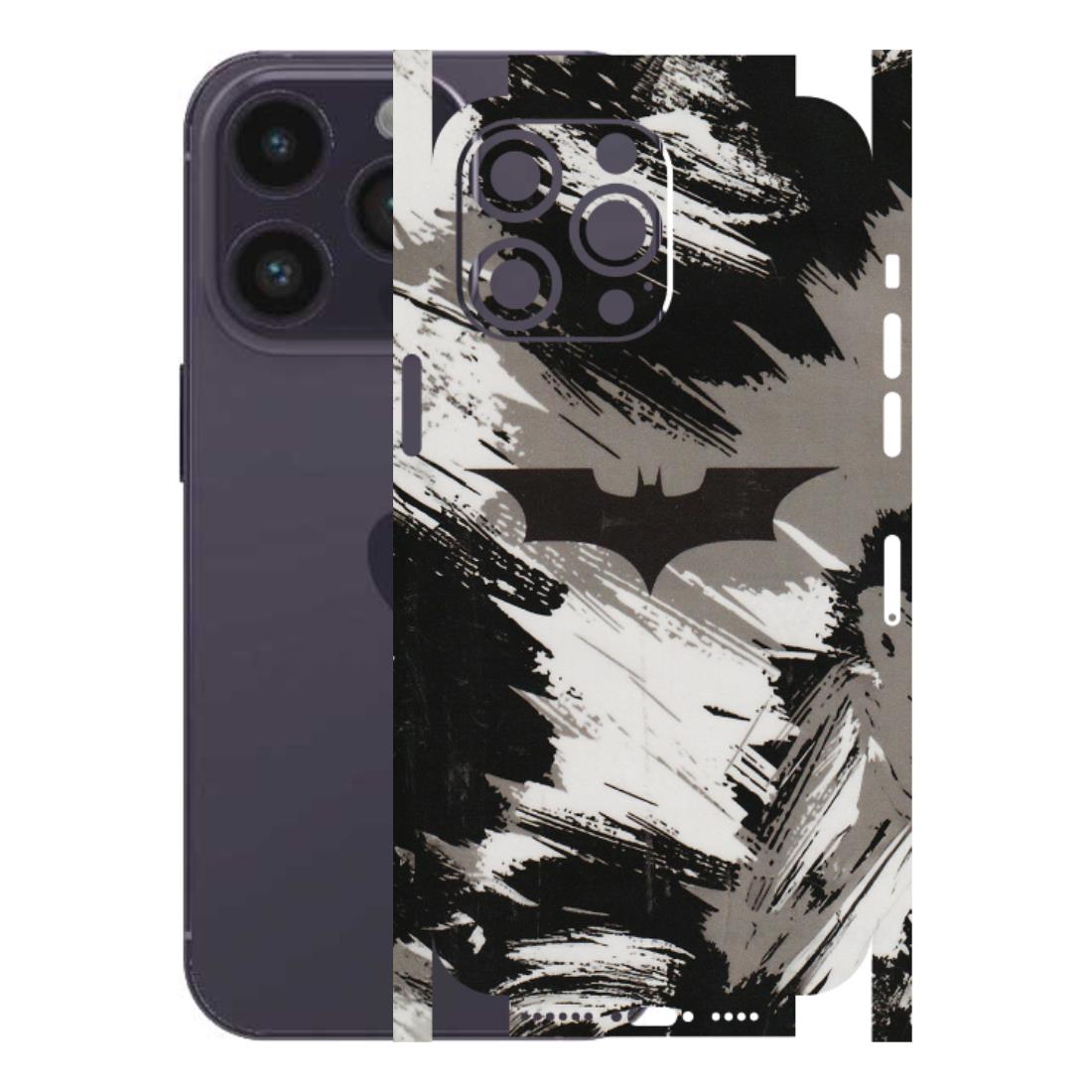 Apple iPhone Skins (All Models) - Batman Fleece DC - Transparent Finish (T-19) iPhone 14 Pro Max