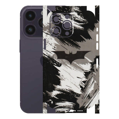 Apple iPhone Skins (All Models) - Batman Fleece DC - Transparent Finish (T-19) iPhone 14 Pro Max