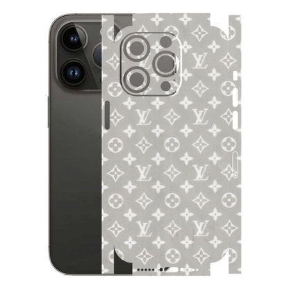 Apple iPhone Skins (All Models) - Luxury Brands Logo - Transparent Finish (T-07) iPhone 14 Pro