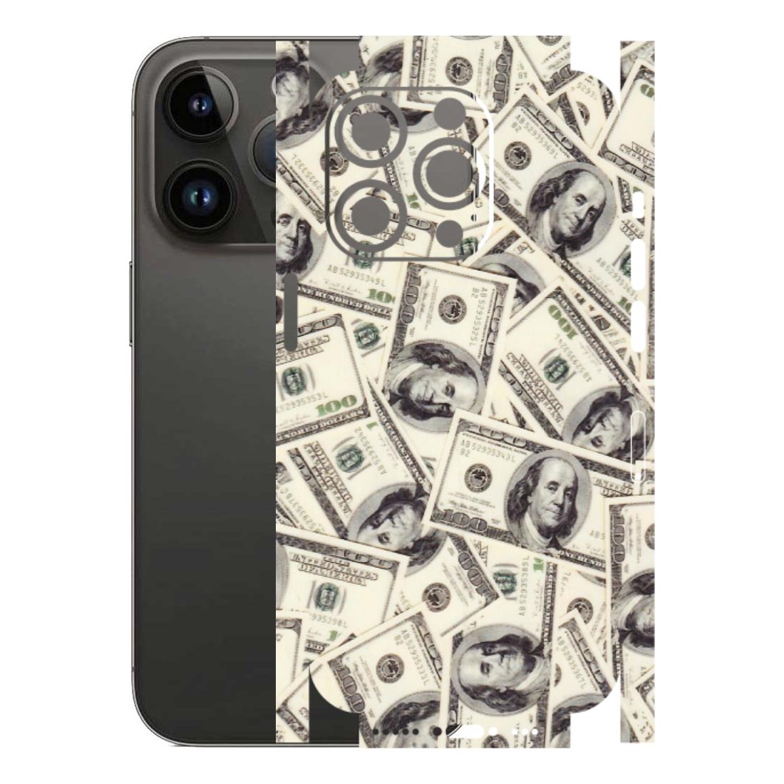 Apple iPhone Skins (All Models) - Dollar Lover - Transparent Finish (T-17) iPhone 14 Pro
