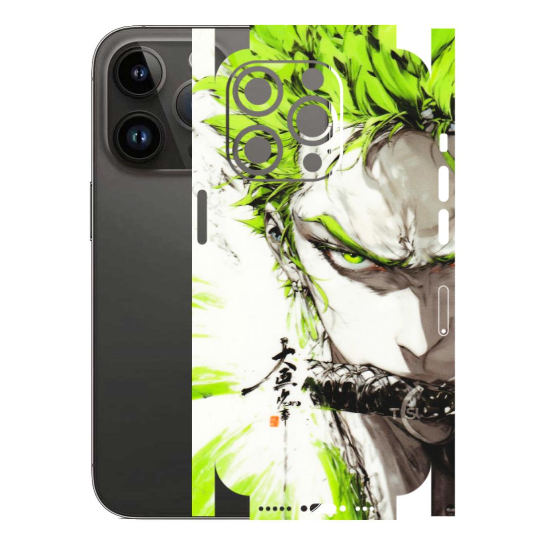 Apple iPhone Skins (All Models) - Roro Taku Anime - Transparent Finish (T-18) iPhone 14 Pro