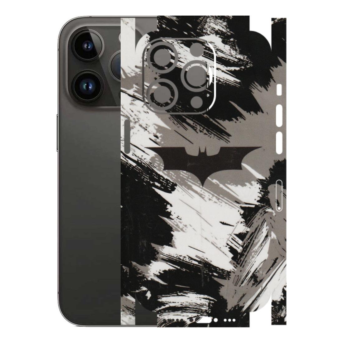 Apple iPhone Skins (All Models) - Batman Fleece DC - Transparent Finish (T-19) iPhone 14 Pro