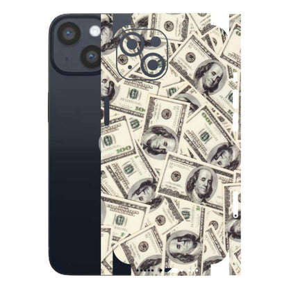 Apple iPhone Skins (All Models) - Dollar Lover - Transparent Finish (T-17) iPhone 14