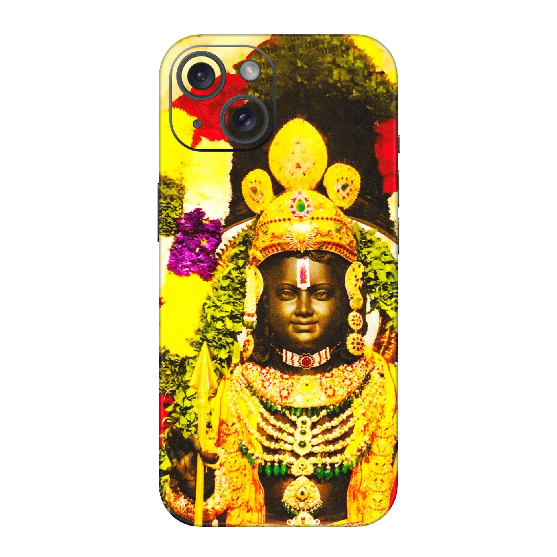 Apple iPhone Skins (All Models) - Ram Lalla Ayodhya - 3D Embossed Finish (L-103) iPhone 15