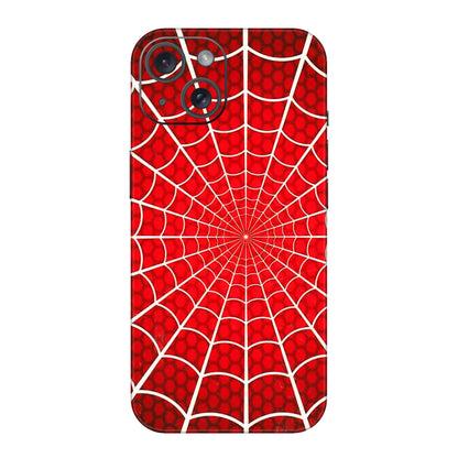 Apple iPhone Skins (All Models) - Classic Spidey Web - 3D Embossed Finish (L-115) iPhone 15