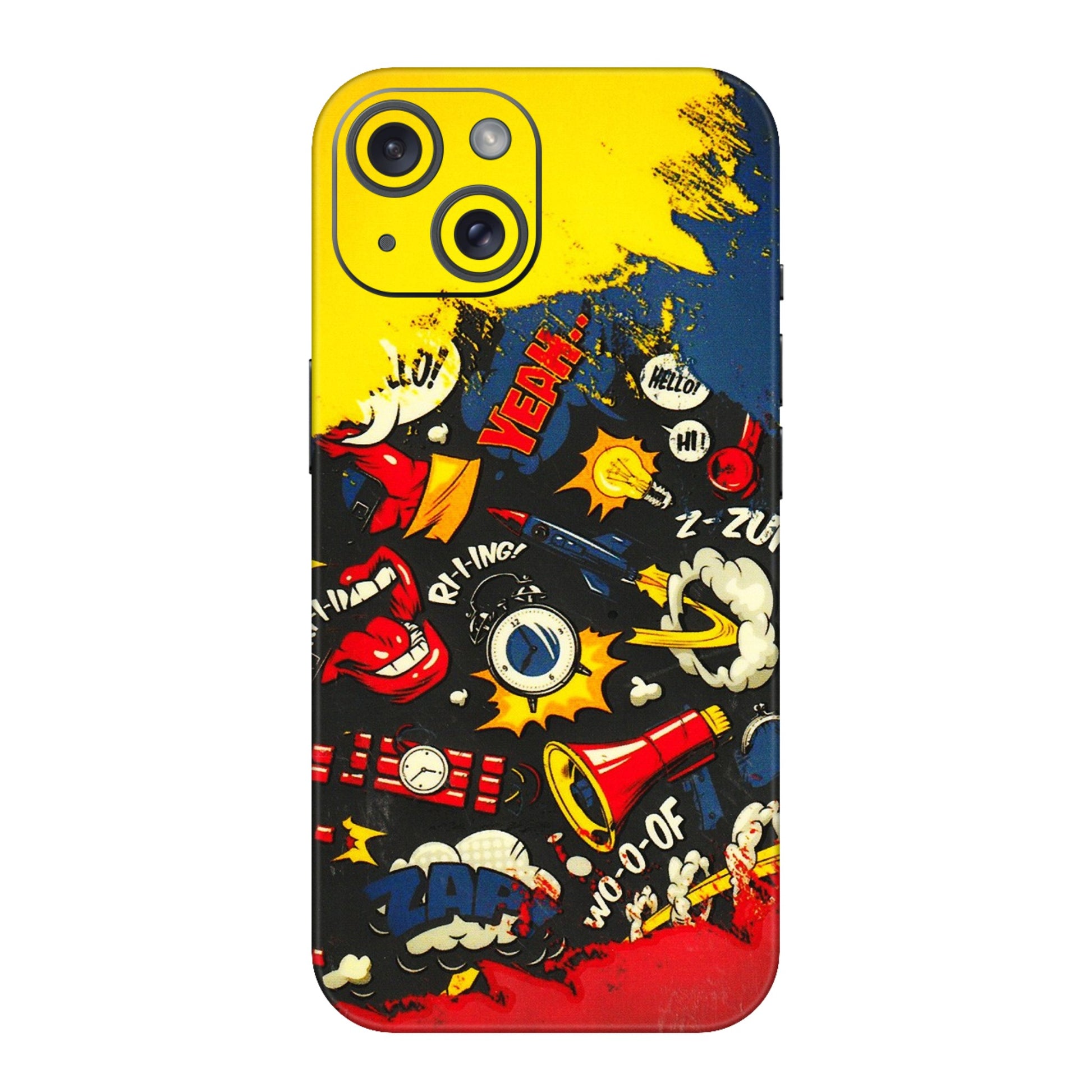 Apple iPhone Skins (All Models) - Pacific Doodle Art - 3D Embossed Finish (L-120) iPhone 15