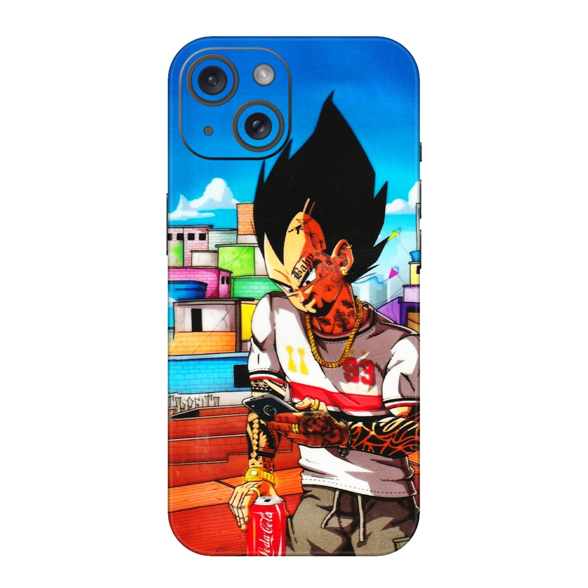 Apple iPhone Skins (All Models) - Vegeta - 3D Embossed Finish (L-136) iPhone 15