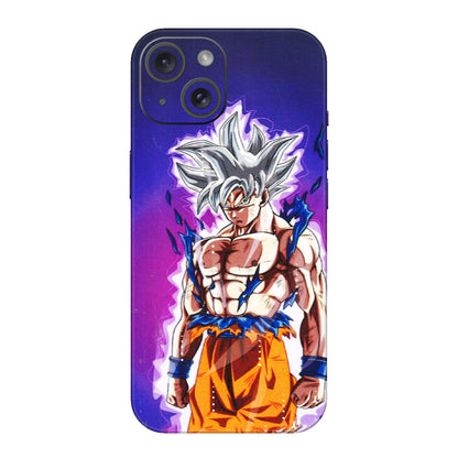 Apple iPhone Skins (All Models) - Goku Purple Anime - 3D Embossed Finish (L-147) iPhone 15