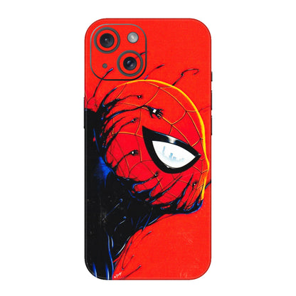 Apple iPhone Skins (All Models) - Spiderman Face Venom - 3D Embossed Finish (L-165) iPhone 15