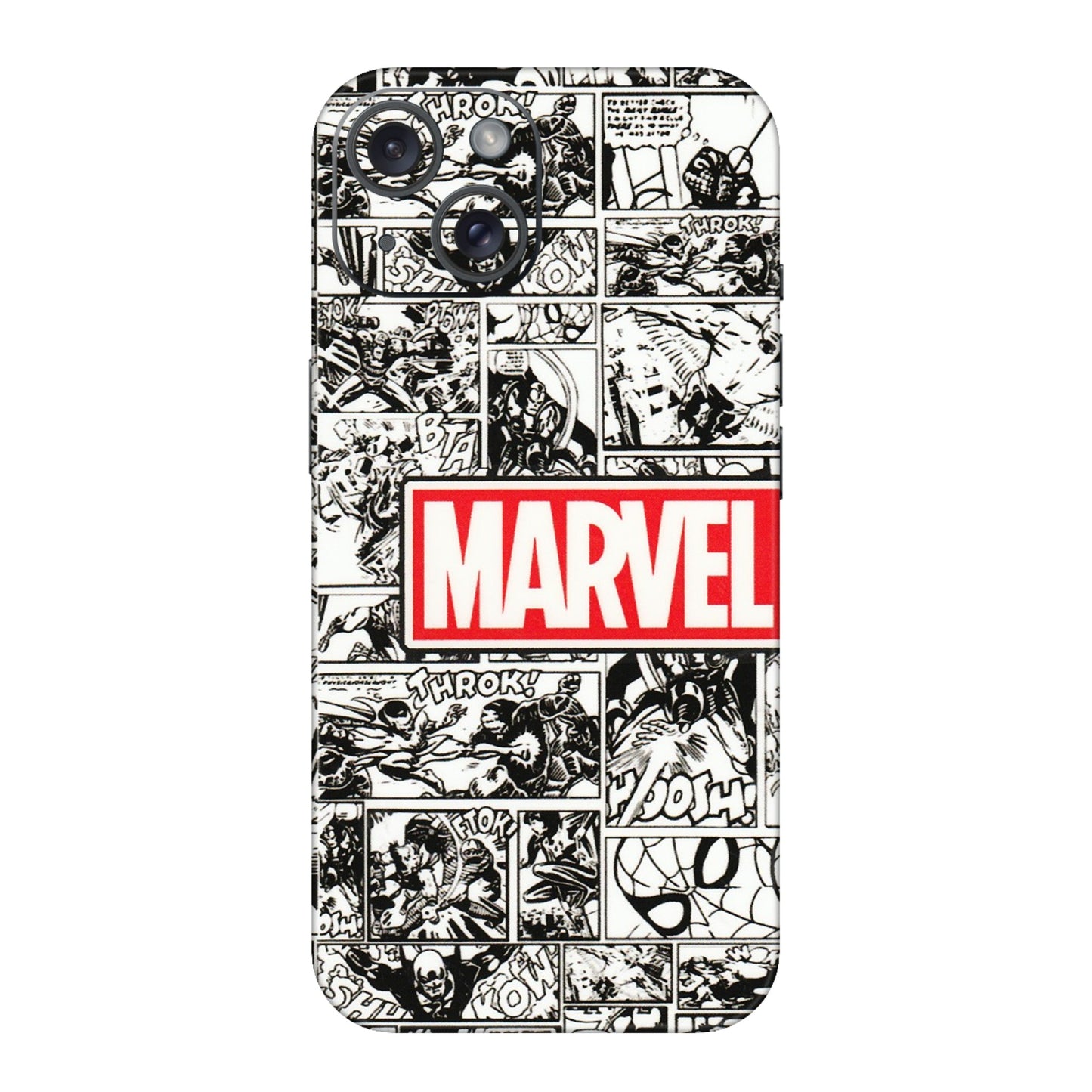 Apple iPhone Skins (All Models) - Marvel Comic - 3D Embossed Finish (L-171) iPhone 15