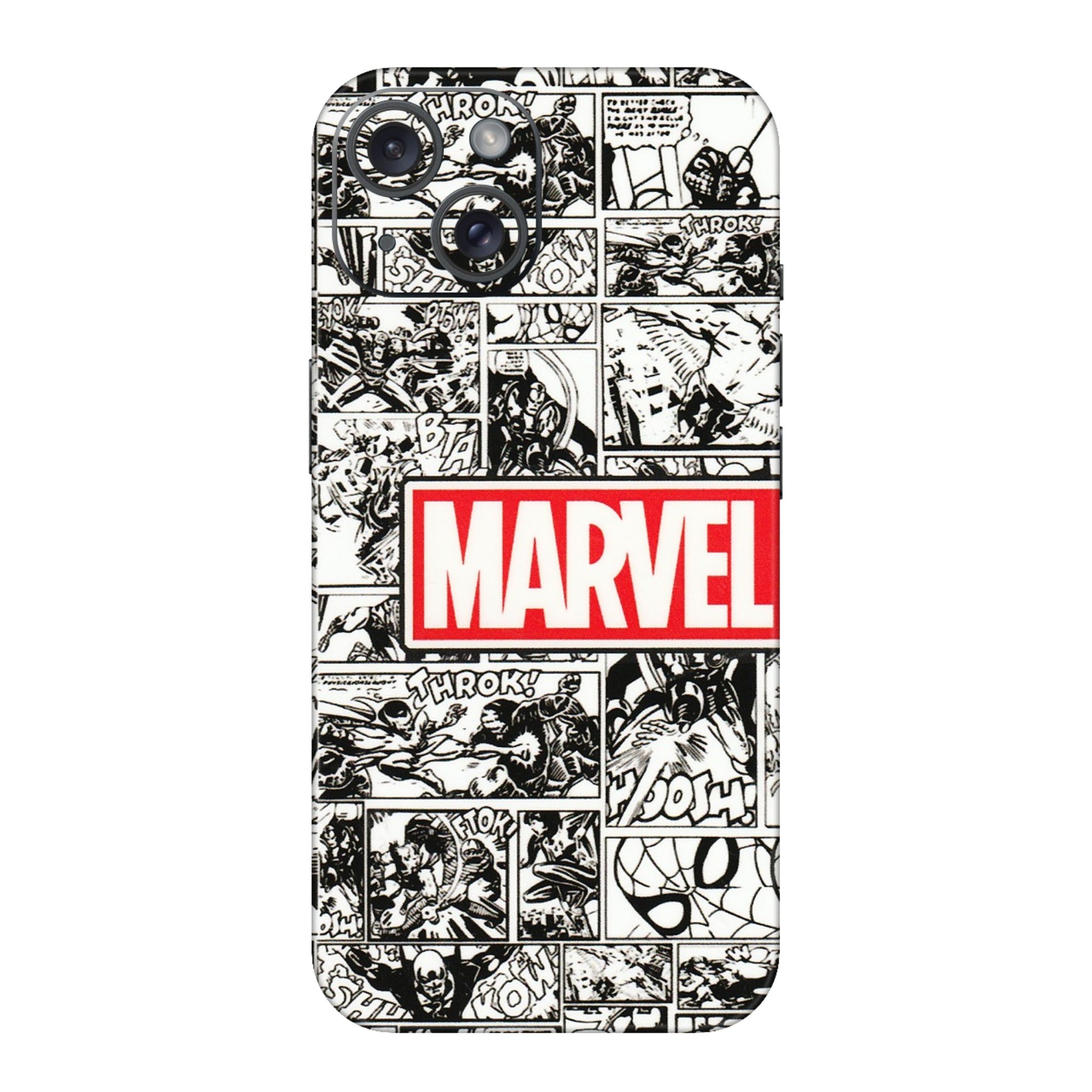 Apple iPhone Skins (All Models) - Marvel Comic - 3D Embossed Finish (L-171) iPhone 15