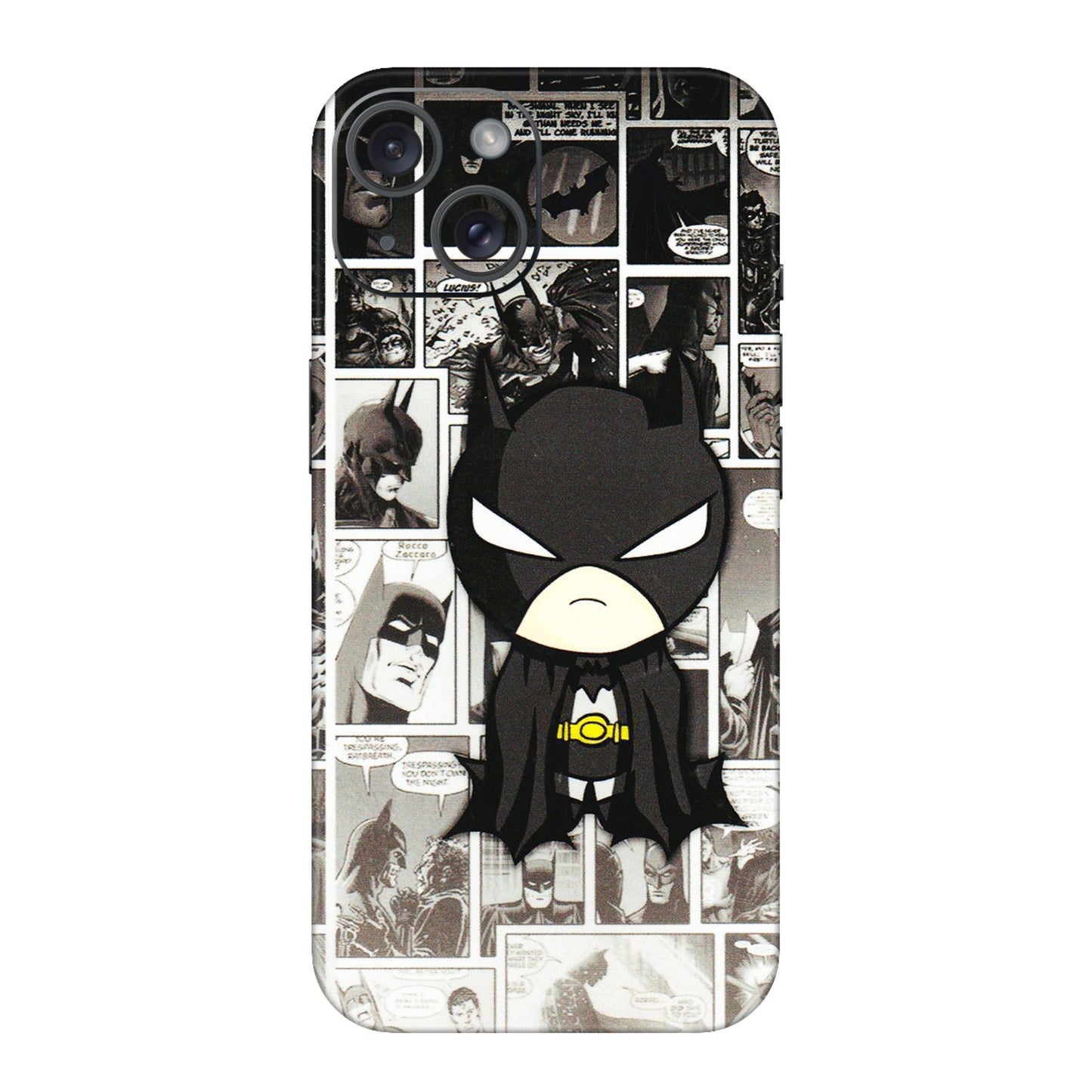 Apple iPhone Skins (All Models) - Toon Batman - 3D Embossed Finish (L-182) iPhone 15