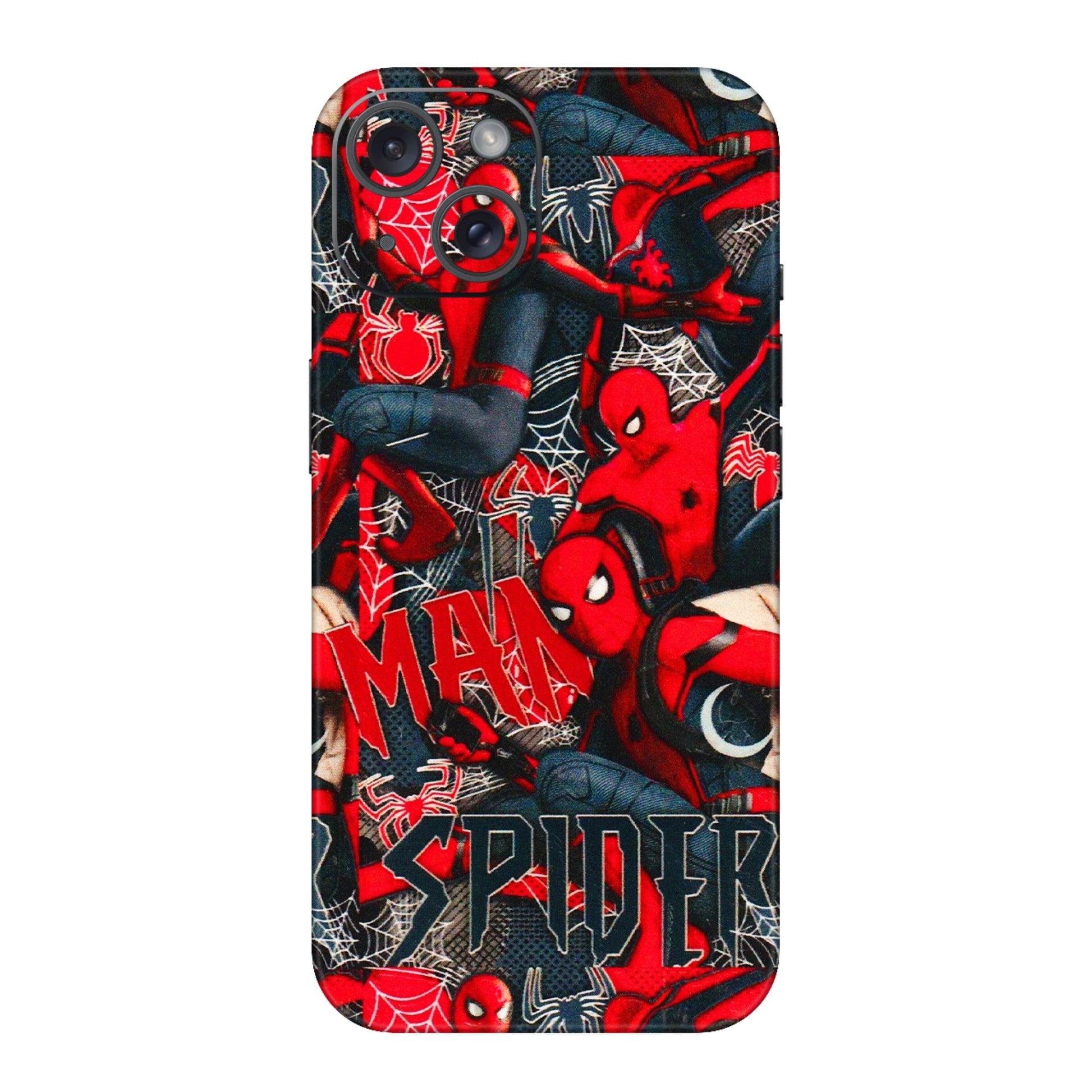 Apple iPhone Skins (All Models) - SpiderMan Cool - 3D Embossed Finish (L-188) iPhone 15