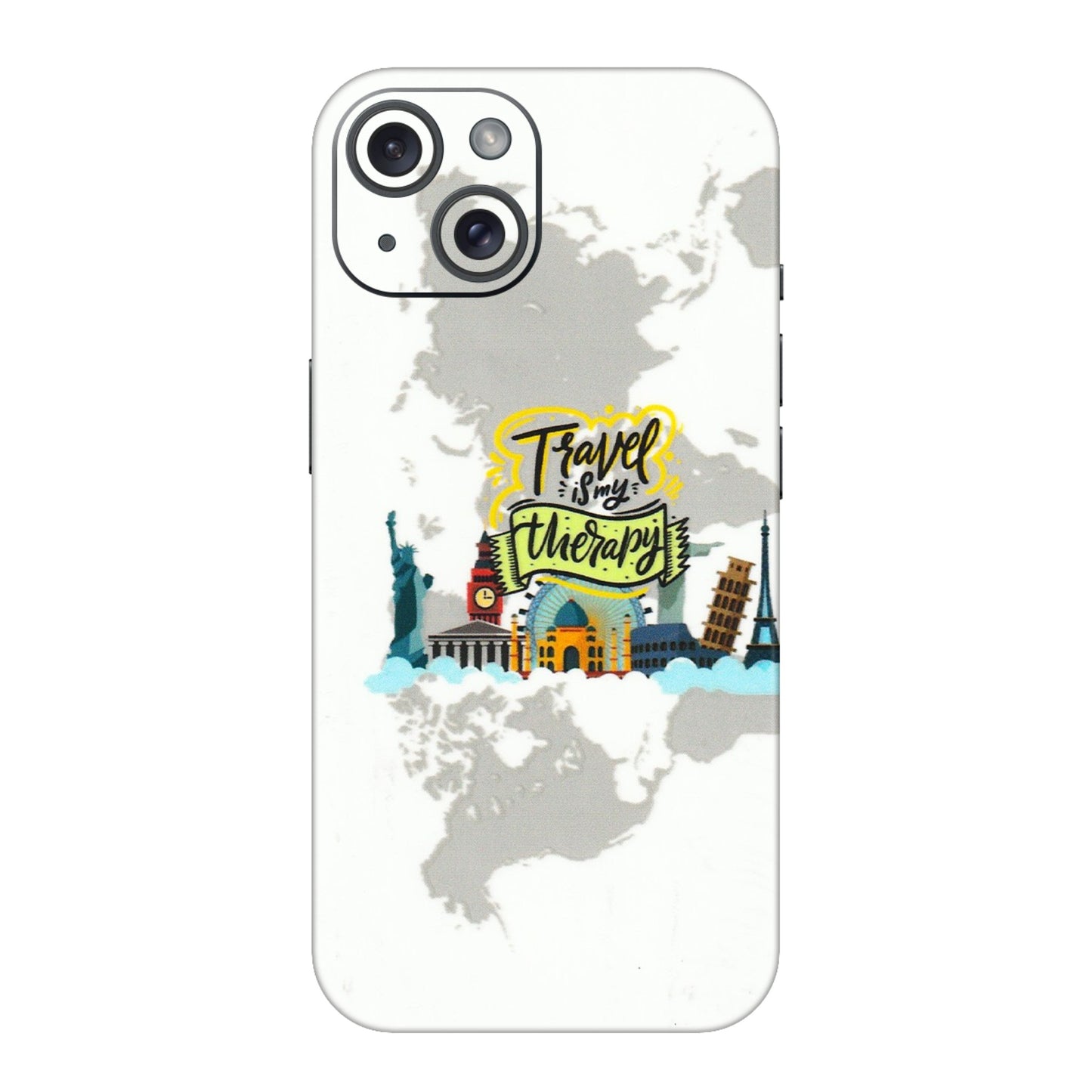 Apple iPhone Skins (All Models) - Travel Therapy - 3D Embossed Finish (L-199) iPhone 15