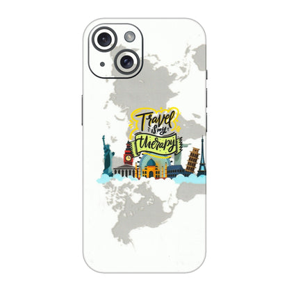 Apple iPhone Skins (All Models) - Travel Therapy - 3D Embossed Finish (L-199) iPhone 15
