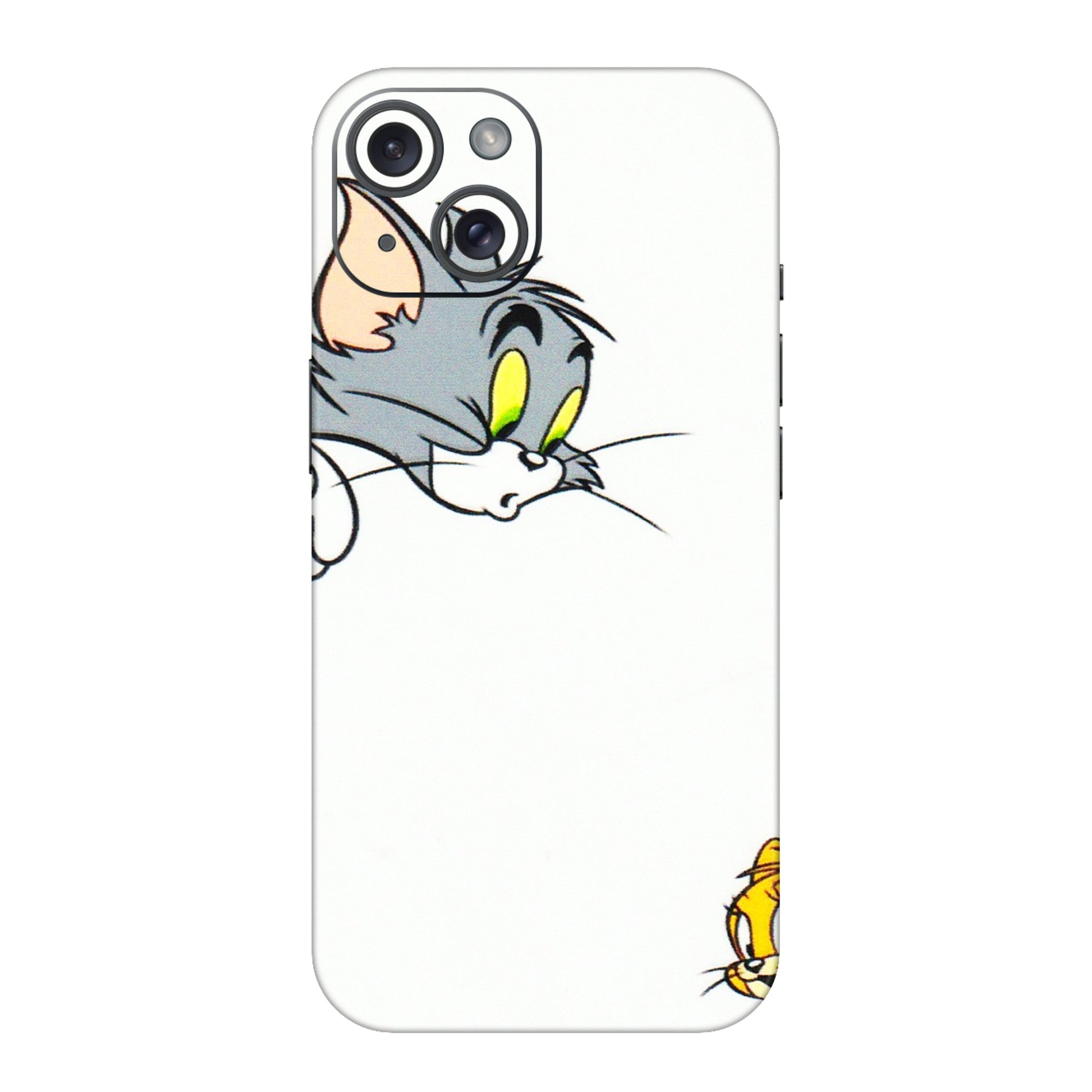 Apple iPhone Skins (All Models) - Cute Tom And Jerry - 3D Embossed Finish (L-220) iPhone 15