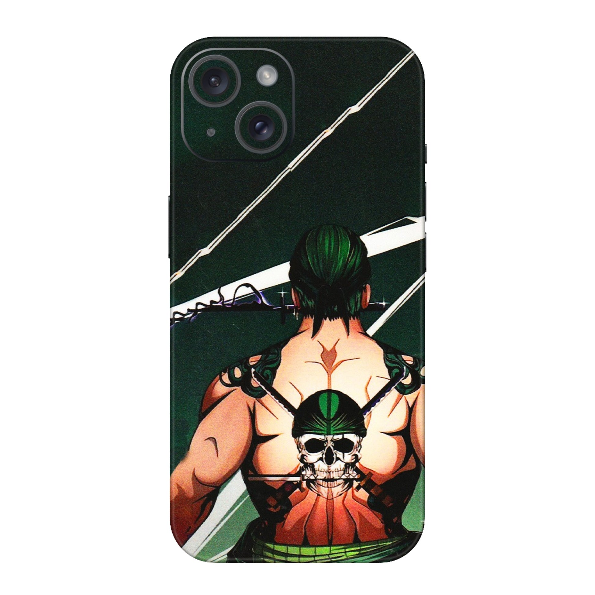 Apple iPhone Skins (All Models) - Zoro Anime - 3D Embossed Finish (L-23) iPhone 15