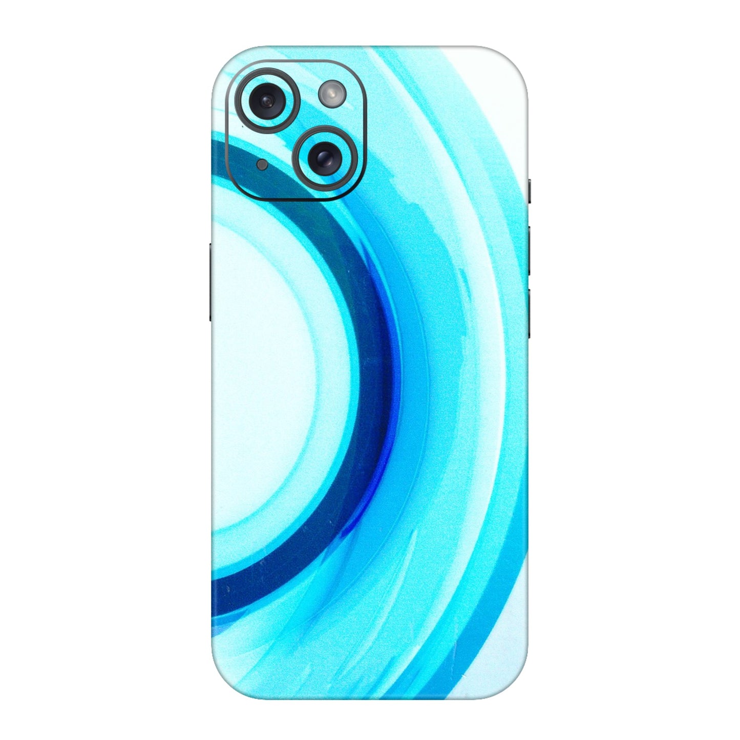 Apple iPhone Skins (All Models) - The Blue Curve - 3D Embossed Finish (L-244) iPhone 15