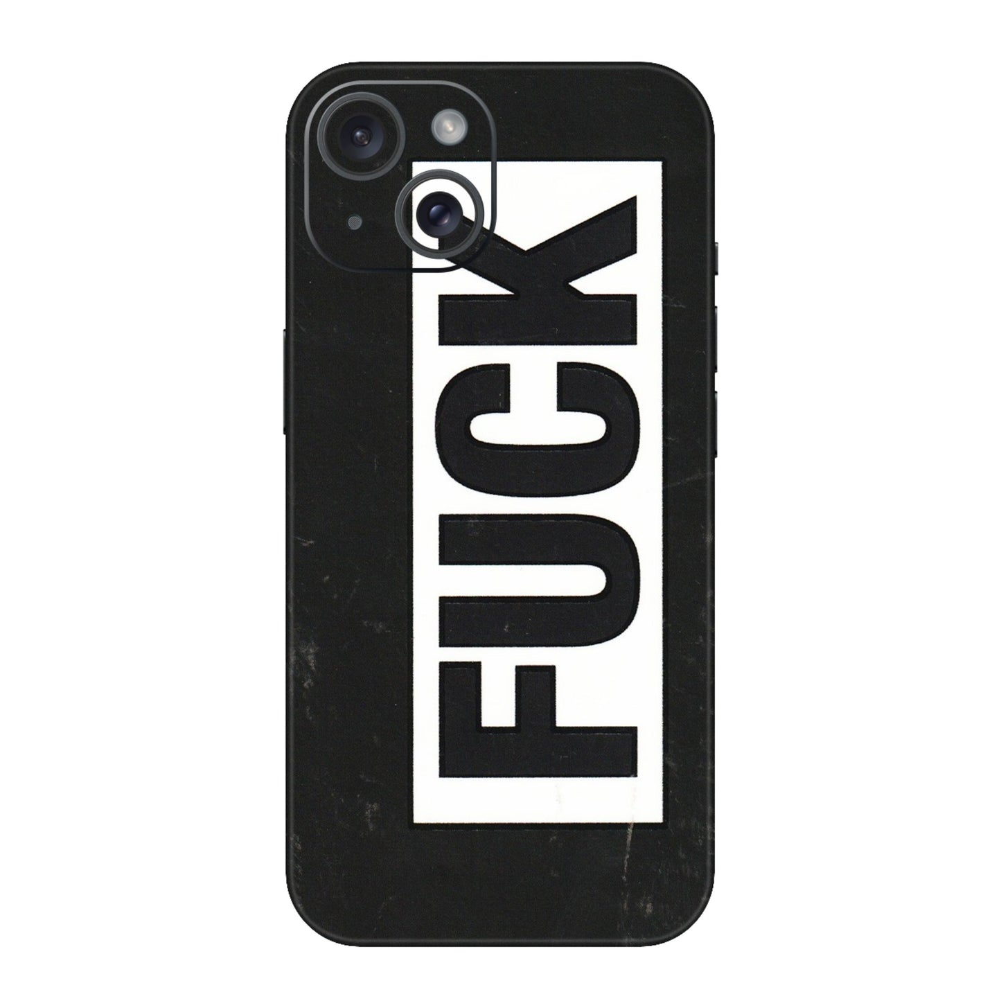 Apple iPhone Skins (All Models) - The F Word - 3D Embossed Finish (L-255) iPhone 15