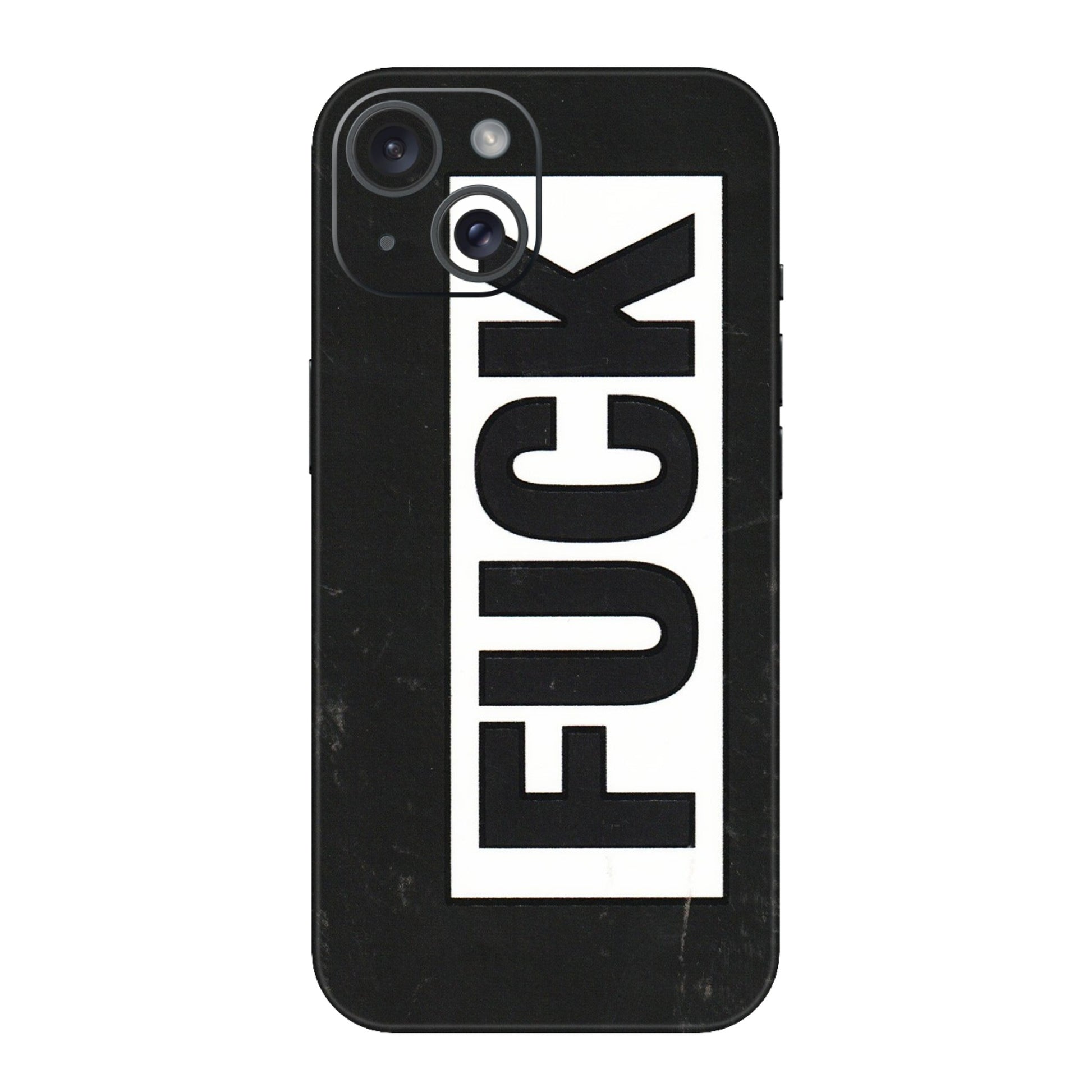 Apple iPhone Skins (All Models) - The F Word - 3D Embossed Finish (L-255) iPhone 15